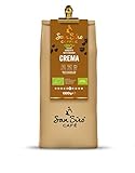 SanSiro® BIO Kaffeebohnen 1000g | CREMA | Traditionelle Trommelröstung | Perfekte Arabica-Robusta-Mischung | Säurearm | Geschenk-Idee