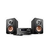 Teufel Ultima 20 Kombo 2 - HiFi Stereo Kompaktanlage mit CD und Bluetooth, USB, DAB+ Digitalradio, FM Radio, Musikstreaming, Bassreflex (Schwarz)