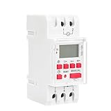 Wochenzeitschaltuhr, programmierbarer Timer mit Batterie, 7 Tage Zeitschaltuhr, Countdown-Timer, 15 A, 20 A, 30 A, 12 V, 24 V, 110 V, 220 V, 240 V(THC-15A-AC110V)