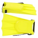 ELAYARD Schwimmflossen für Erwachsene aus Flexiblem TPR und Leichte Trainingsflossen mit Offenem Zehenbereich Bequem und Vielseitig für Schnorcheln Tauchen und Schwimmtraining Gelb