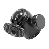 HOMSFOU Aluminiumlegierung Kugelkopf Stativkopf Drehbarer Kamera Stativ Zubehör Gewinde Kompatibel für Projektor DSLR Camcorder