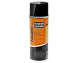 Foliatec Interior Color Spray Farbspray Schnelltrocknend Abriebfest für Kunststoffe, Kunstleder und Leder, Schwarz Matt, 400 ml