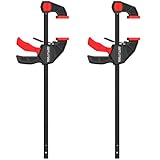 GETLITOOL Einhandzwingen 300mm, 2X Zwingen Set 120kg Spannkraft, Profi Schraubzwingen mit Spreizfunktion, 2 in 1 Spanner Zum Spannen, Dehnen, Fixieren mit einer Hand Schnellspannzwinge für Holz Möbel