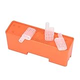 Fockety King Cage Imkerei-Werkzeugset mit 20 Transparenten Aufzuchtkäfigen für Bienenköniginnen, Einfach zu Transportieren für Professionelle und Hobby-Imker, Rote Kunststoffbox