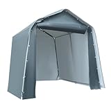 Lagerzelt, Tragbares Garagenzelt im Freien 240x240x240 cm Zeltgarage, Winterfest Gerätehaus 5.7m² für Autos Fahrräder Werkzeuge Lagerzelt Bequem zu Bedienen Stabile