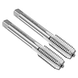 sourcing map Handgewindebohrer 1/2-Zoll-13 UNC 2B Linksgewinde-Stecker-Stil Gewindebohrer gerade Nutenschraube Gewindeschneidwerkzeug Hochgeschwindigkeitsstahl HSS6542