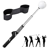 AVAKKER Golf Trainingshilfen, Golf Schwungtrainer & Armband für Haltungskorrektur und Schwungtraining, Golf Swing Trainer Set für bessere Golftechnik, Golf Accessories für Anfänger/Profis