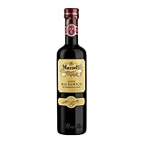 Mazzetti Tino Tipico Aceto Balsamico di Modena I.G.P. 12 x 500 ml Flaschen, „ein Weinblatt“, The Italian Art of Dressing