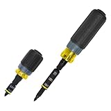 Klein Tools 80191 KNECT (S) schlagfestes Multi-Bit-Schraubendreher-Set, 11-in-1 und 7-in-1-Ratschenschlüssel mit Kreuzschlitz, Schlitz, Vierkant, Torx-Spitzen, Steckschlüsseln, Kurzschraubendreher
