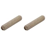 wolfcraft Langholzdübel Buche, 150 Stück I 2907000 I Zum Herstellen von Holzverbindungen I geeignet für Brettstärken von 15 - 18 mm (Packung mit 2)