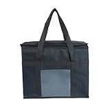 Isolierte Lebensmittel-Liefertasche, isolierte Campingtasche, 42 l, wiederverwendbar, wasserdicht, tragbar, Oxford, für Getränke, Tasche