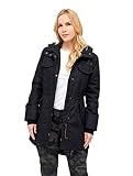 Brandit Marsh Lake Parka Damen, Größe:XXL, Farbe:Schwarz