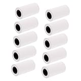 Angoily 10 Rollen Thermopapier Kassenrollen Glatte Oberfläche Klare Drucke Langlebig Geeignet für Pos Drucker Supermarkt Restaurant Büro Bank Telekomm