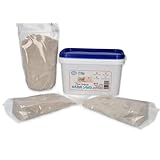 SPIELSAND Natur 3kg Eimer Bastelsand Knetsand Zaubersand Kinetischer Sand Spiel