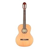 Kremona Camellia Konzertgitarre - Handgefertigt in Europa - Massive Zedernplatte mit offenporigem Finish - Tolle Nylonsaitengitarre für Anfänger (Full Size)