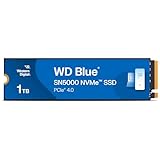 WD Blue SN5000 NVMe SSD 1 TB interne SSD (Geschwindigkeiten von bis zu 5.150 MB/s/4.900 MB/s Lesen/Schreiben, 600 TBW, Western Digital nCache 4.0, Acronis True Image for Western Digital)