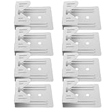 Hoement 10 Stück Rahmenaufhänger aus Metall Spiegelaufhänger für Schwere Spiegel und Bilderrahmen Wandbefestigung für Wohnzimmer und Badezimmer