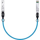 Blaues SFP+ Kabel, 10G SFP+ DAC, 0.3M(0.98ft), Passives Direct Attach Kupfer Twinax Kabel für Cisco SFP-H10GB-CU0.3M, Ubiquiti UniFi UC-DAC-SFP+, Meraki, Mikrotik, Intel, Fortinet, Netgear