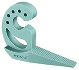 WENKO Türstopper und Fensterstopper Multi-Stop® Mint - Klemmschutz, Kunststoff (TPR), 11.8 x 7.7 x 2.5 cm, Minzgrün