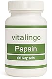 Papain Enzym Kapseln (mind. 35 Mio. USP units/g) - 60 Stück Papain Kapseln à 500mg
