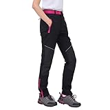 WORK IDEA Damen Outdoor-Hose für anspruchsvolle Wanderungen - Wasserdichtes Material, elastische Passform, Winterwärme, Kontrastfarben-Reißverschlüsse und mehr