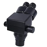 Fafeicy 7X-45X Binokular-Stereomikroskop, mit Hoher Auflösung und Großem Sichtfeld, für Industrie und Labor, Konstruktion aus Aluminiumlegierung, Zur Inspektion