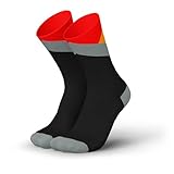 INCYLENCE Trailrunning Socken Herren Damen - Anti-Insekten Schutz, Blasenschutz, Atmungsaktiv - für Outdoor Sport, 1 Paar (DE/NL/SE/PL, Numerisch, 39, 42, Regular, Regular, Sunset)