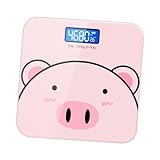 IWOWHERO Cartoon Elektronische Körperwaage mit USB Ladung Präzise Haushaltswaage für Körpergewicht Langlebig und Praktisch für Gesundheitsbewusste Nutzer Zuhause