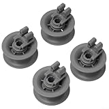 4 Stück Geschirrspüler Top Rack Rollen Korbräder Ersatzteile für Bosch für Siemens 611666