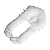 Generisch Baby Kissen, Baby Kopfkissen Gegen Plattkopf, Baby Seitenlagerungskissen, Seitenstützkissen Für Babys, Ganzkörper-Stützkissen U-Form Hug Kissen Für Kopf, Verstellbare Kopfstütze Für Kopf