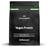 Protein Works - Vegan Protein, Pflanzlicher Proteinshake, Veganes Proteinpulver, Glutenfrei, 66 Shakes, Natürlich, 2kg