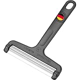 Westmark Käseschneider - Rollschneider mit verstellbarer Schnittstärke - Made in Germany - 100% rostfreier Edelstahldraht - Special Dark Edition (Anthrazit)