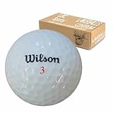 lbc-sports 50 Wilson Mix Golfbälle - AAAAA - Weiss - PremiumSelection - Lakeballs - Wie Neu