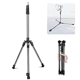 JEBUTU Lichtstativ 200cm/83in, Reversible Lampenstativ Studio Beleuchtung Stativ, Light Stand mit 1/4' Schraube für Strobe Licht Ringlicht Blitzlicht Kamera Softbox, S202