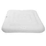 Acouto Spa-Deckel für, Aufblasbare Poolabdeckung, Wassersparender PVC-Schwimmdeckel, 130 cm Große Größe für Quadratische Pools, Einfaches Aufblasen für den Hausgarten