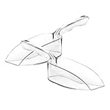 jojofuny 2 Stück Mehrzweck Eis und Mehlschaufeln aus Dickem Acryl Transparente Eisschaufel für Zerstoßenes Eis Nüsse und Backmehl Praktische Küchenhelfer für Haushalt und Gastronomie