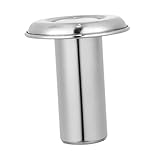 ifundom Brathähnchenzubehör Hähnchenständer Hähnchen Bratrostständerhalter Hähnchenzubehör Bierdosen Hähnchenständer Hähnchenständer Aufrecht Tragbar Groß Silber Edelstahl