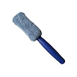 TOPPERFUN 2Stücke Reifenbürste aus Mikrofaser Effektive Radreinigung für Auto und Motorrad Langlebiges Autozubehör für Schwer Erreichbare Stellen Farbe Blau