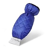 povtii Eiskratzer mit Handschuh, warm & wasserdicht, Windschutzscheiben-Eiskratzer, Handschuh, Schneeschaufel Handschuh, Eisschnee, Frostentferner, Reinigungswerkzeug für Autofenster, Zuhause,