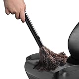 Staubwedel – zieht Staubpartikel an – Haushalts-Staubentfernungswerkzeug mit Holzgriff für die Reinigung von hohen Decken, Türen, Lichtern, Schränken, Autos und Büros