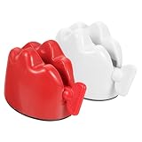 2 Stück Handlicher Zahnpasta Quetscher Manuelle Zahnpasta Extruder und Effiziente Spenderclips für Einfache Anwendung und Organisation