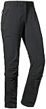 Schöffel Damen Pants Engadin1 Zip Off, elastische Damen Hose mit Zip-Off Funktion, kühlende und schnell trocknende Outdoor Hose für Frauen, asphalt, 40