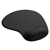 Gel Mauspad ergonomische Handgelenkauflage - Office Komfort Mousepad - Handgelenkpolster Handauflage - Gelkissen Gelpolster - Maus und Tastatur - abwaschbar - für Computer Laptop Notebook