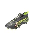 Puma Unisex Kinder Ultra 5 Match Fg/Ag Jr Fussballschuh, Matte Aged Silver Yellow Alert Puma Aged Silver, 38 EU
