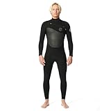 Rip Curl Mens Flashbomb 4/3mm Chest Zip Wetsuit 14KMFS - Black Rip Curl Mens Size - XXL