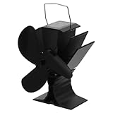 Ciieeo Kaminventilator Thermoelektrischer Ofenventilator für Effiziente Wärmeverteilung im Wohnbereich für Holzöfen Betriebskosten Automatisch und Leise