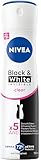 NIVEA Black & White Invisible Clear Deo Spray (150 ml), Anti-Transpirant mit Anti-Flecken-Formel, mit 72h Schutz und NIVEA Pflegekomplex