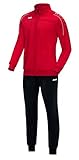 JAKO Unisex Kinder Trainingsanzug Polyester Classico, Rot, 152