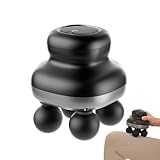 Elektrische Rückenmassagegeräte - Schultermassagegerät 4 Köpfe | Elektrisches Multifunktionales Handheld 9 Geschwindigkeiten Hüfte Ellenbogen Nacken Bein Chiropraktik Taillenmassagegerät für