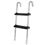 Ultrasport Trampolin Leiter 75 cm - Rutschfeste und Extra Stabile Leiter für Trampolin - Universal Leiter für Trampoline, Trampolin Treppe, Trampolinleiter, Treppe für Trampolin